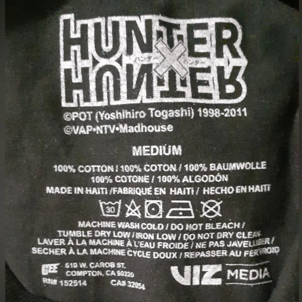 Hunter x Hunter Gon & Killua Manga Anime Short Sleeve T - Shirt Size M - Picture 4 of 4